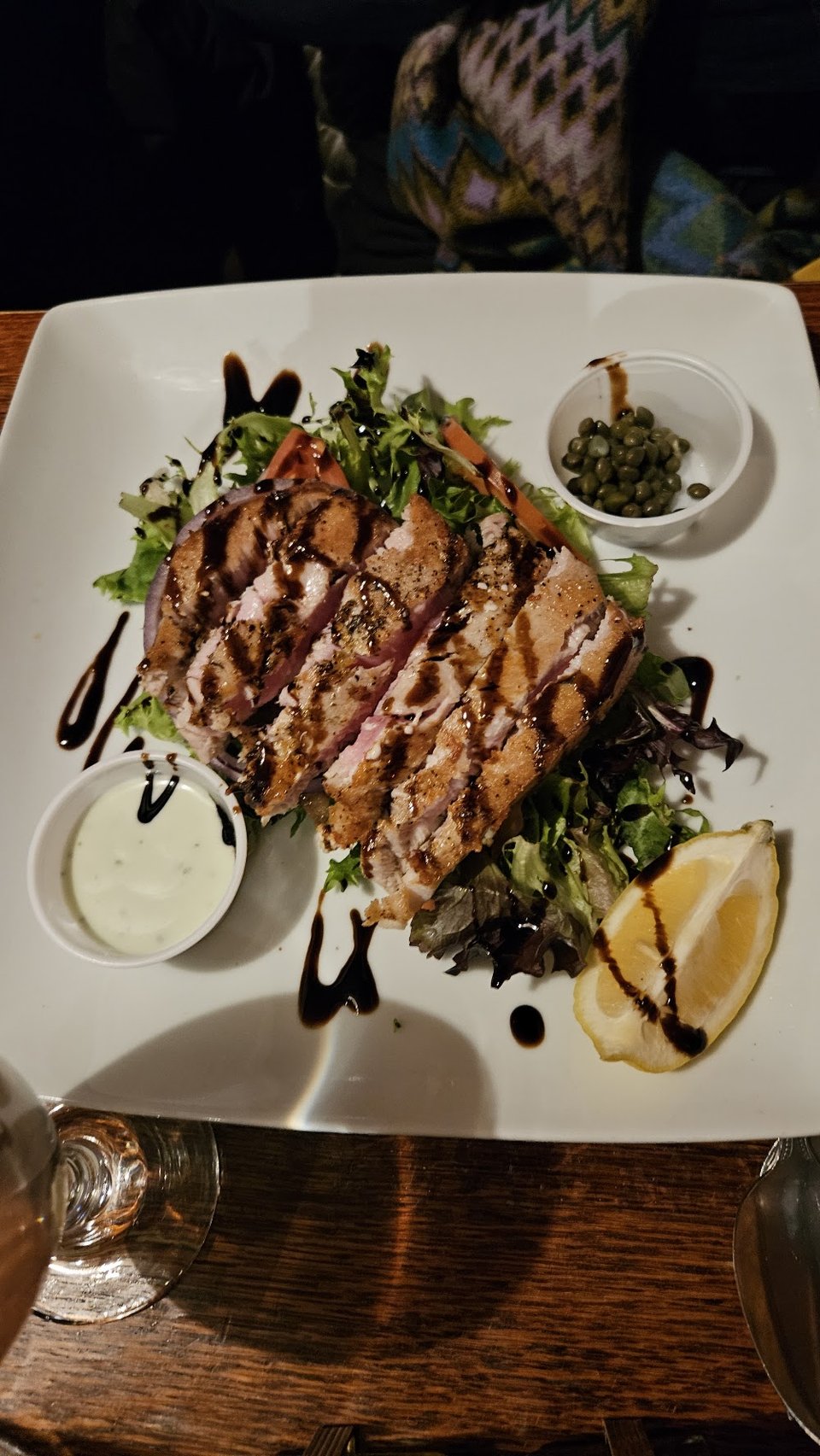 Crilled Cajun Salmon Salud