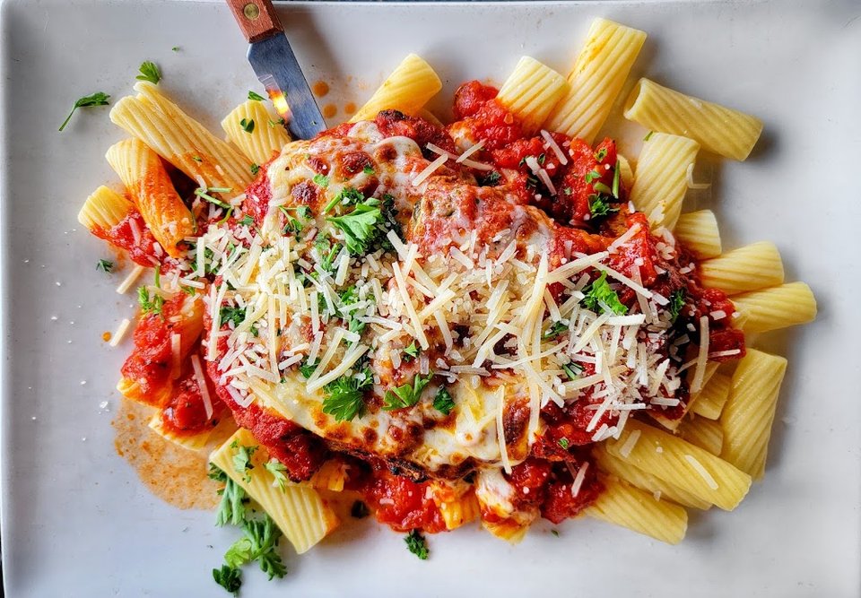 Chicken Parmesan or Veal Parmesan