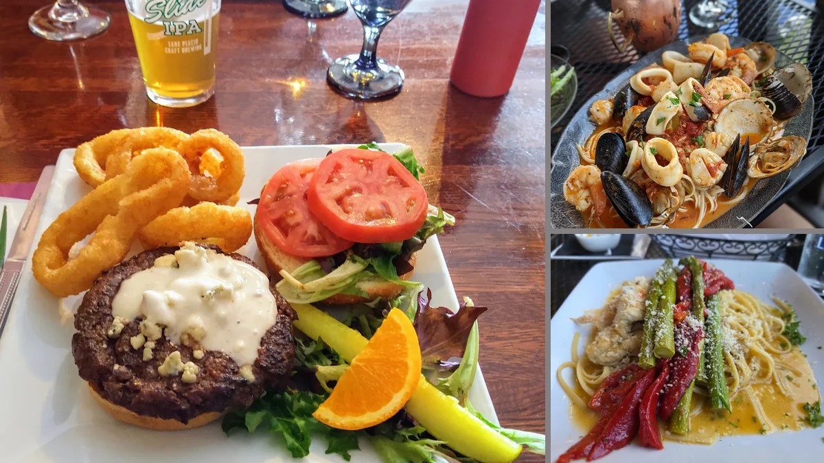 Lakeside steaks, seafood, cocktails